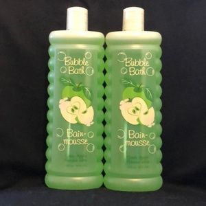 🍏BUNDLE OF 2(24 oz) Avon Green Apple Bubble Bath